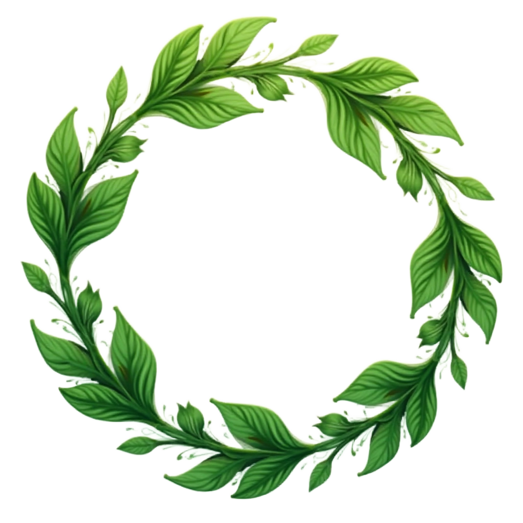 Green Leaf Wreath